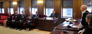 Los cuatro nueves jueces procedentes de la 68ª Promoción de la Escuela Judicial 